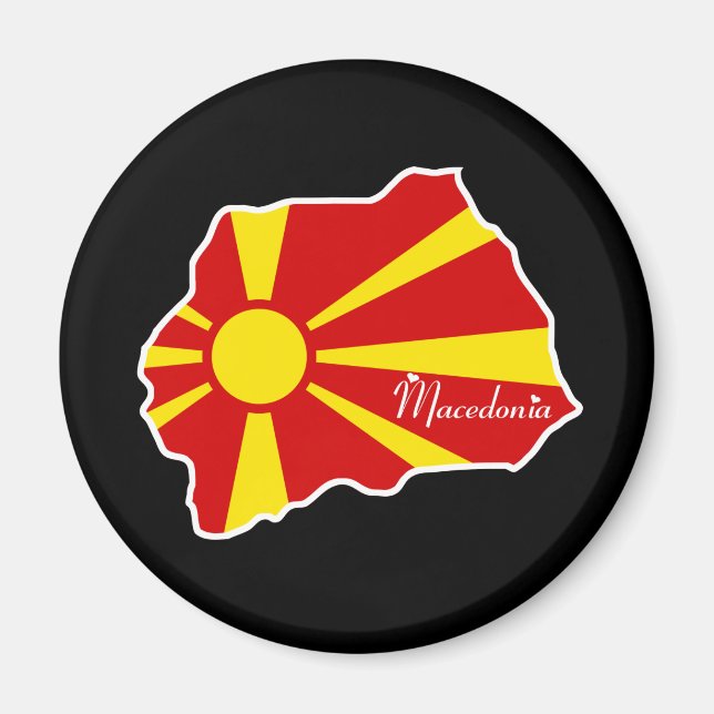 Íman Magnet da Macedônia (Frente)