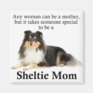 Íman Magnet Da Mãe Da Sheltie Tricolor