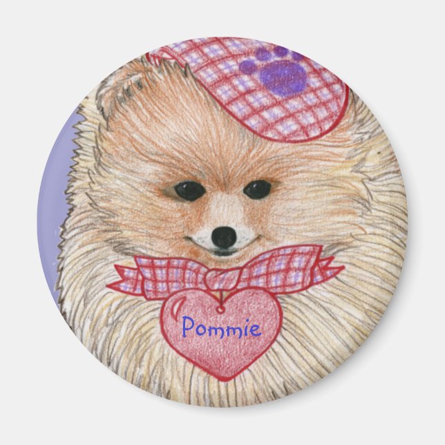 Íman Magnet da Pomerânia (Frente)