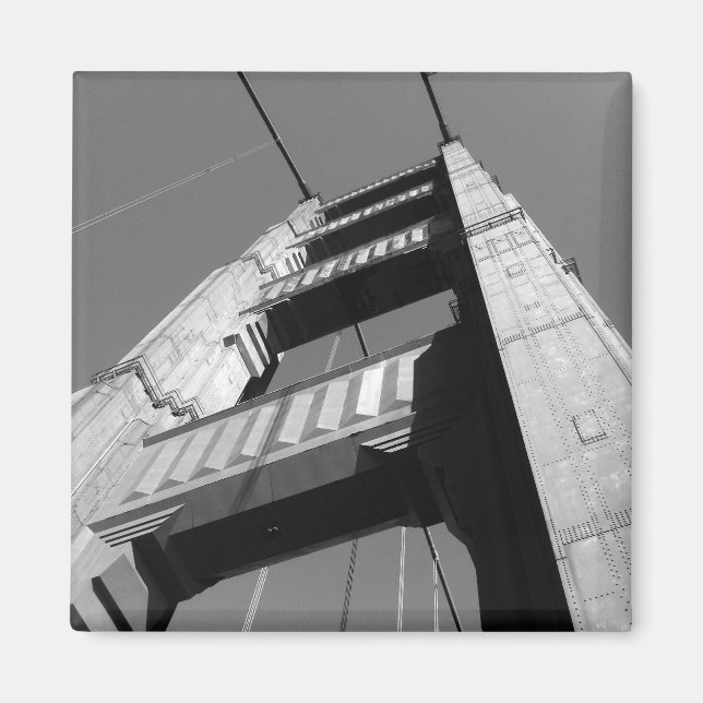 Íman Magnet da ponte da porta do ouro (Frente)