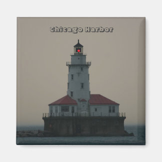 Íman Magnet da Praça de Chicago Harbor