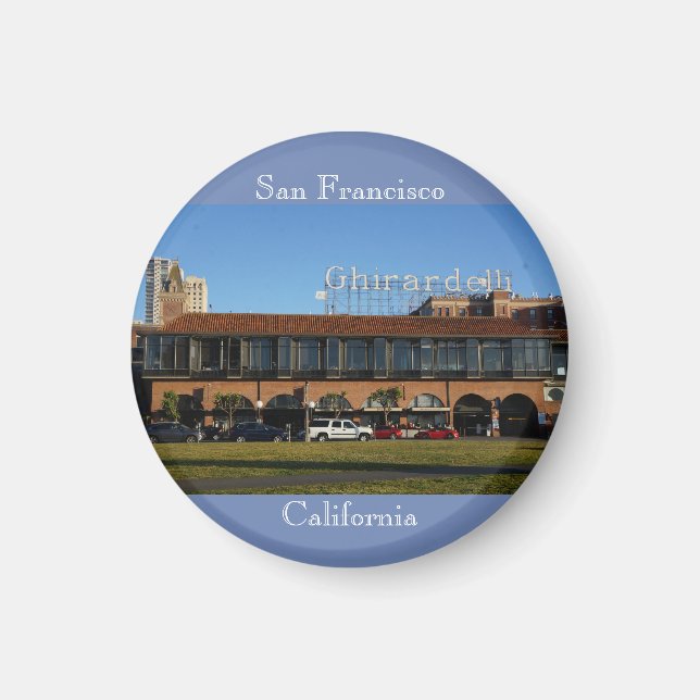 Íman Magnet da Praça de São Francisco Ghirardelli (Frente)