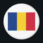 Íman Magnet da Romênia<br><div class="desc">Mostre o seu orgulho nacional através do excelente Romênia Magnet,  em zazzle.com/WorldTees.</div>