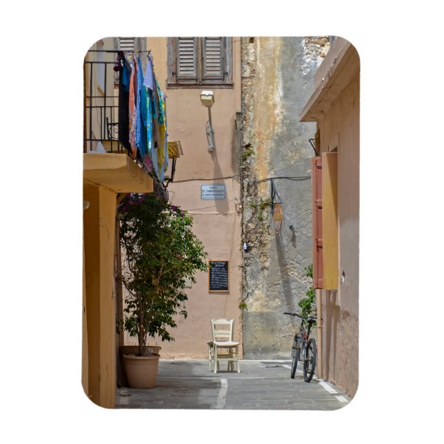 Íman Magnet da rua mediterrânica (Vertical)