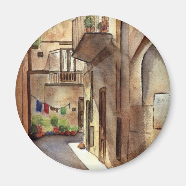 Íman Magnet da rua Siciliana (Frente)