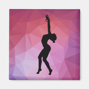 Íman Magnet da silhueta de dança