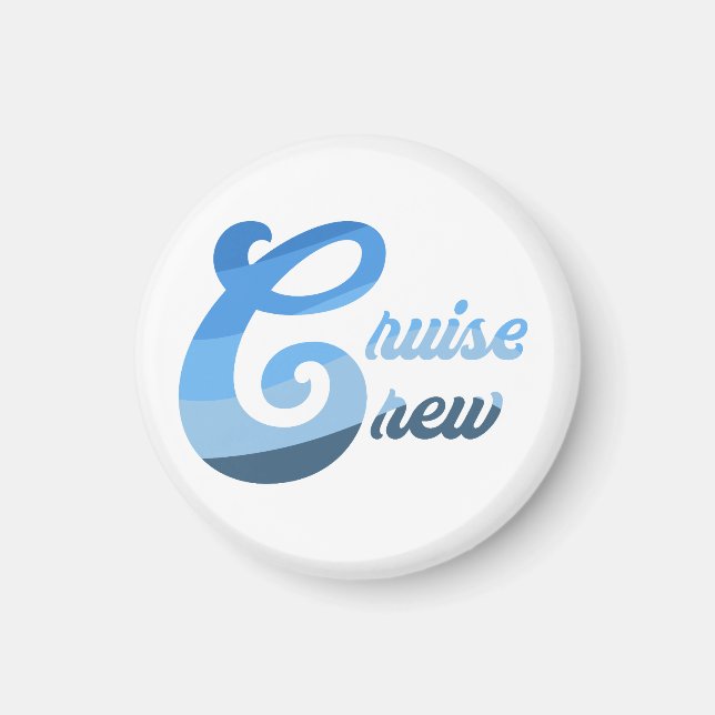 Íman Magnet Da Tripulação De Cruzeiro (Frente)