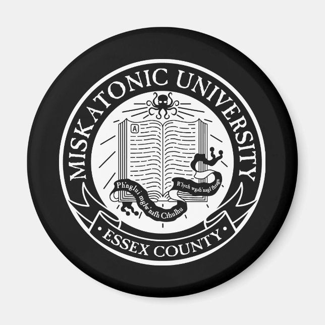 Íman Magnet da Universidade Miskatonic (Frente)