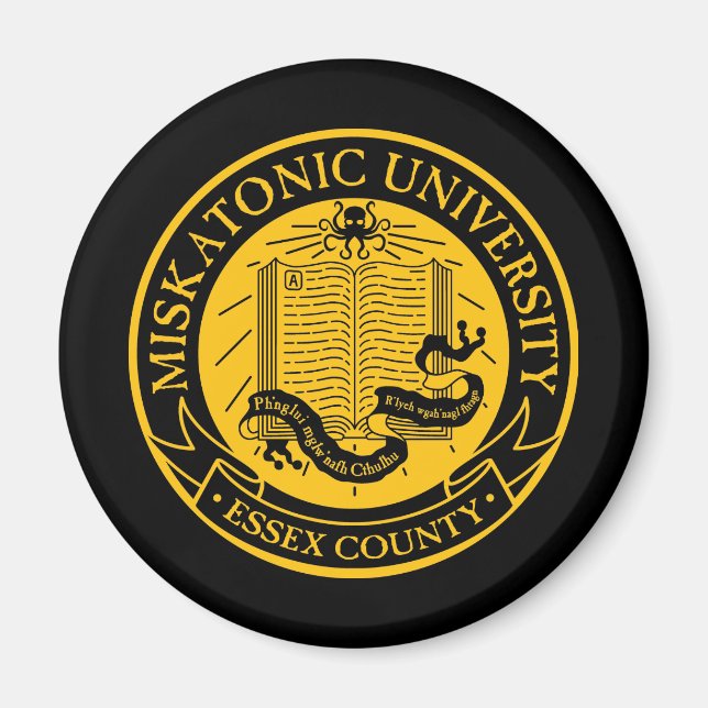 Íman Magnet da Universidade Miskatonic (Frente)