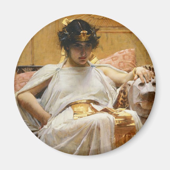 Íman Magnet da Waterhouse Cleópatra (Frente)