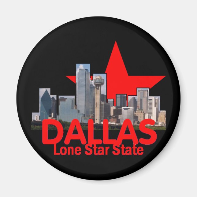 Íman Magnet DALLAS (Frente)