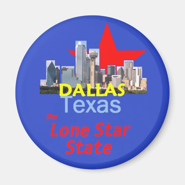 Íman Magnet DALLAS (Frente)