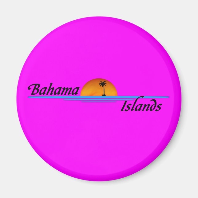 Íman Magnet das Ilhas Bahama (Frente)