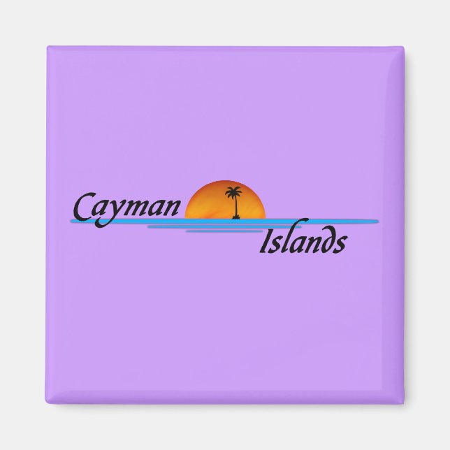 Íman Magnet das Ilhas Cayman (Frente)
