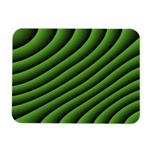 Íman Magnet das linhas verdes hipnóticas