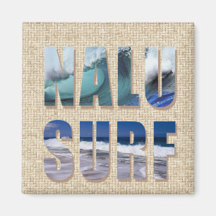 Íman Magnet das Palavras da Ilha de Nalu-Surf