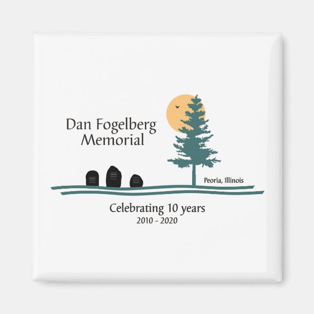 Íman Magnet das Rochas do 10º Aniversário (Frente)