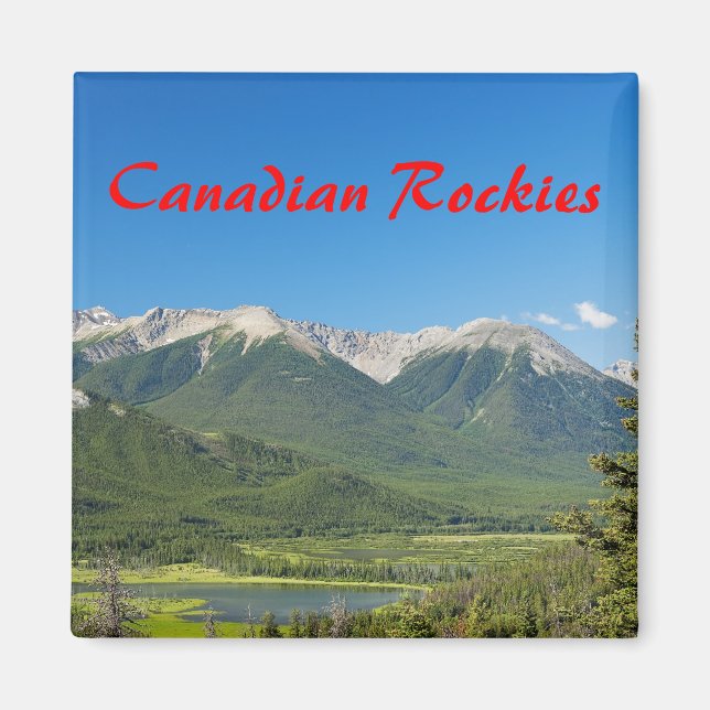 Íman Magnet das Rockies canadenses (Frente)