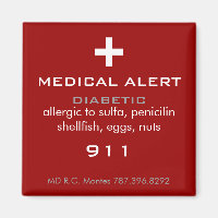 Magnet de Alerta Médico