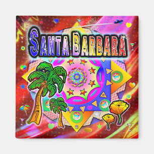 Íman Magnet de Amigos Tropicais da papai noel Barbara