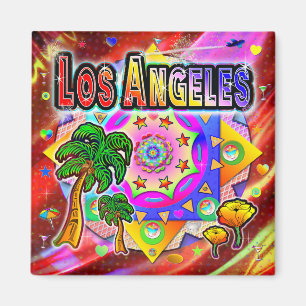 Íman Magnet de Amigos Tropicais de Los Angeles