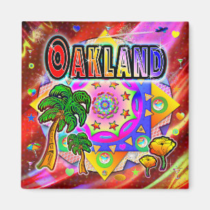 Íman Magnet de Amigos Tropicais de Oakland