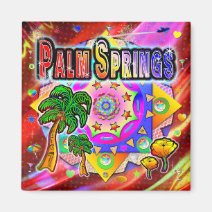 Íman Magnet de Amigos Tropicais de Palm Primaveras