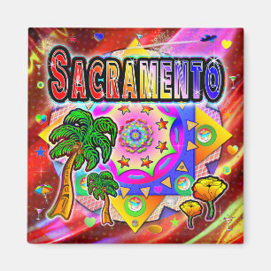 Íman Magnet de Amigos Tropicais de Sacramento