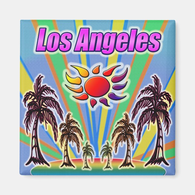 Íman Magnet de Amor de Verão de Los Angeles (Frente)