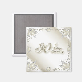 Íman Magnet de Aniversário de Casamento de 30