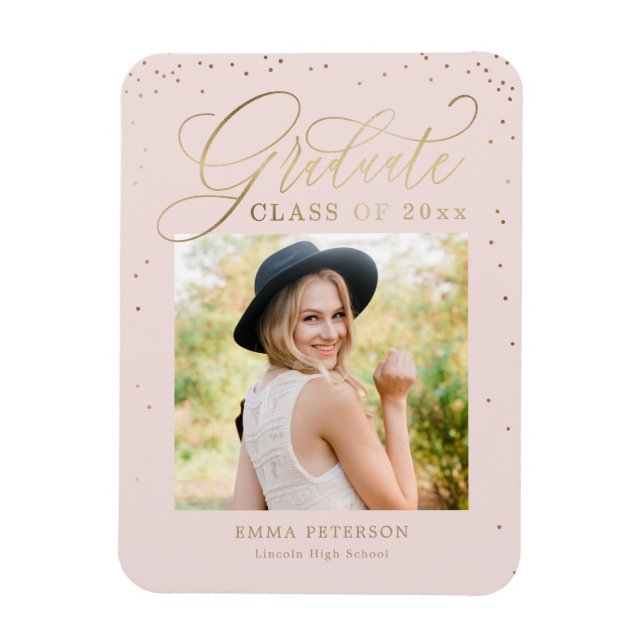 Íman Magnet de Anúncio de Graduação Delicioso (Vertical)