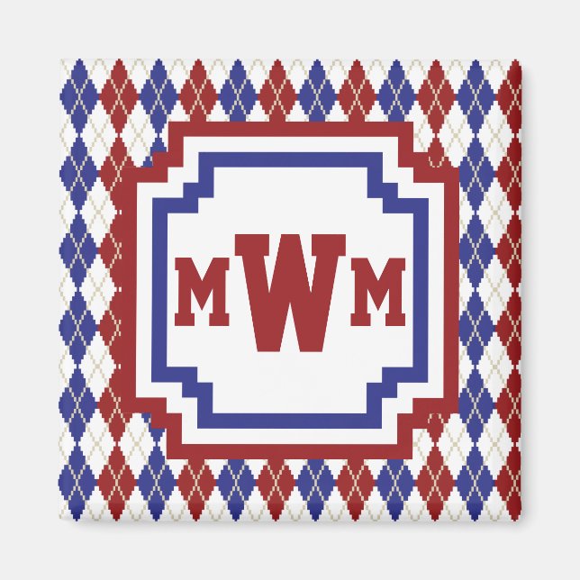 Íman Magnet de Argyle americana (Frente)