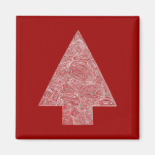 Íman Magnet de Árvore de Natal Moderno