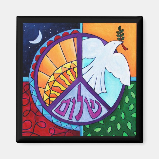 Íman Magnet de Ascensão de Paz (Frente)