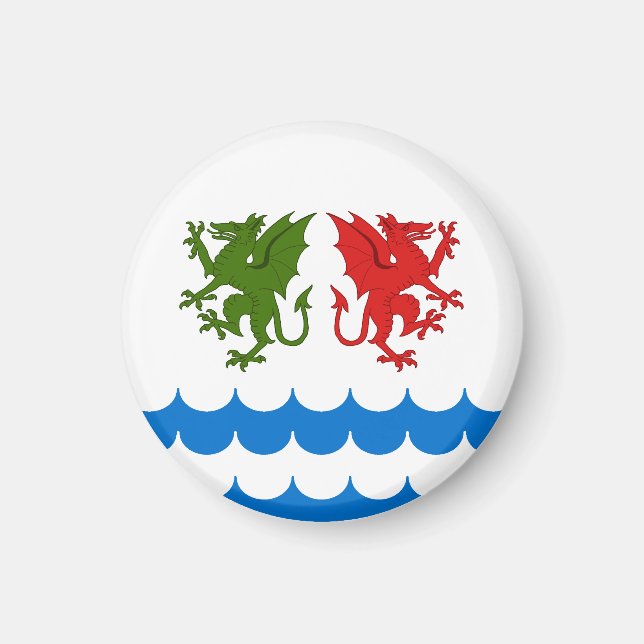 Íman Magnet de Baía de Dragões SCA (Frente)