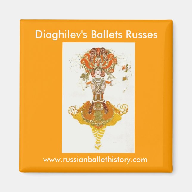 Íman Magnet de Balés de Diaghilev (Frente)
