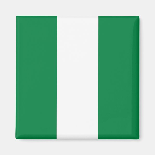 Íman Magnet de Bandeira da Nigéria (Frente)