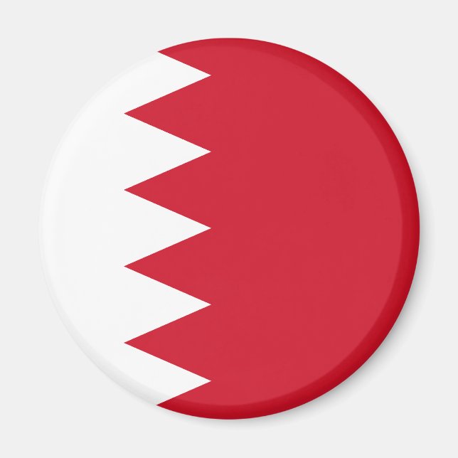 Íman Magnet de Bandeira do Bahrein (Frente)