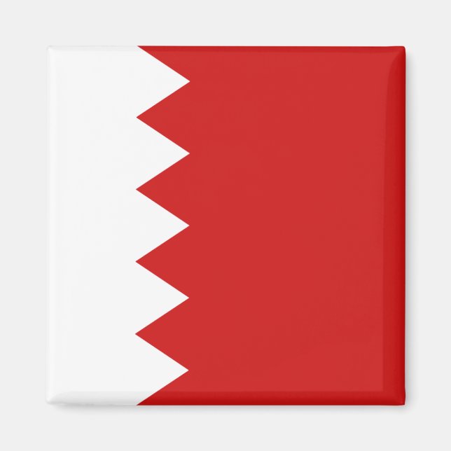 Íman Magnet de Bandeira do Bahrein (Frente)