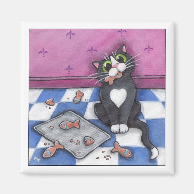 Íman Magnet de Biscoitos Quebrados (Frente)