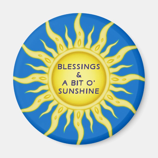 Íman Magnet de Blessings Sunshine (Frente)