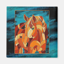 Magnet de Cavalo de Castanha