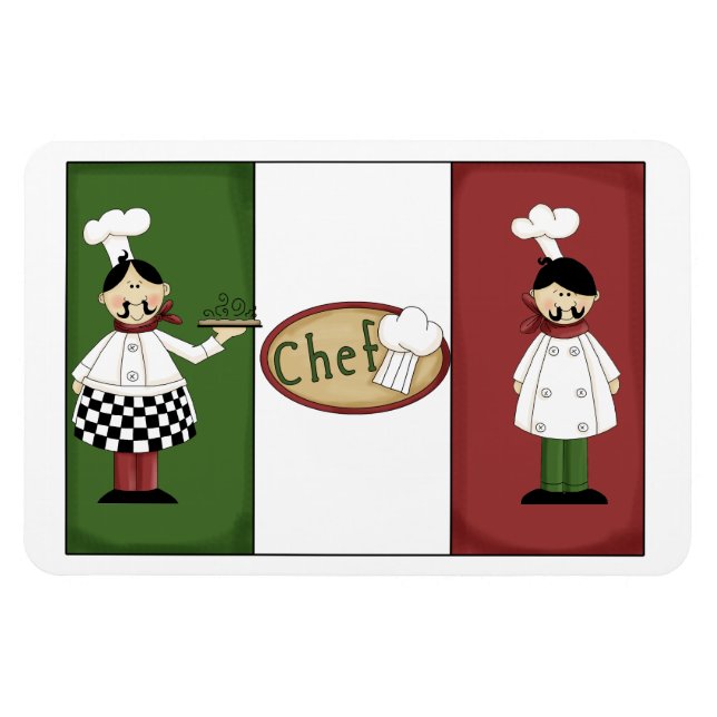 Íman Magnet De Chefs Italiano Premium (Horizontal)