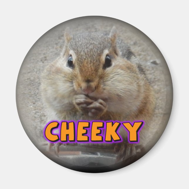Íman Magnet De Chipmunk Cheeky (Frente)