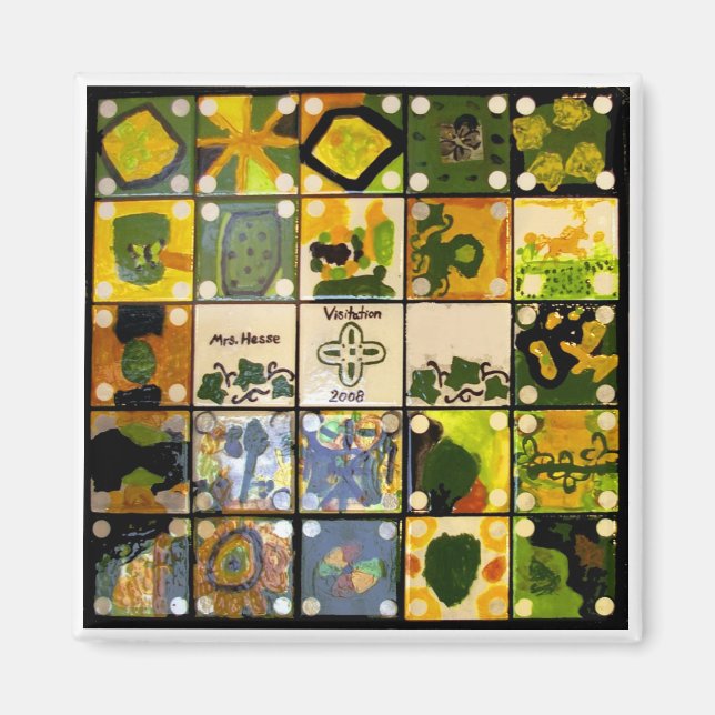 Íman Magnet de classe da Sra. Hesse (Frente)