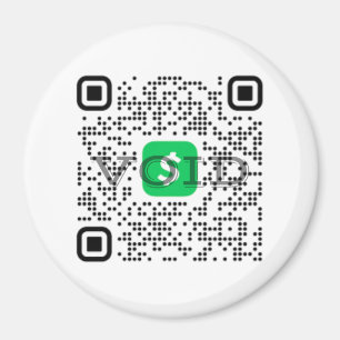 Íman Magnet de Código QR de Aplicativo de Caixa Persona