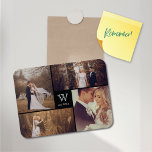 Íman Magnet de Colagem de Fotos do Monograma de Casamen<br><div class="desc">Concebido por gordura*fa*estanho. Fácil de personalizar com seu próprio texto,  foto ou imagem. Para pedidos personalizados,  entre em contato direto com o . Aplicam-se taxas personalizadas. www.zazzle.com/fat_fa_tin www.zazzle.com/color_therapy www.zazzle.com/fatfatin_blue_knot www.zazzle.com/fatfatin_red_knot www.zazzle.com/fatfatin_mini_me www.zazzle.com/fatfatin_design www.zazzle.com/fatfatin_ink</div>