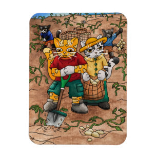 Íman Magnet De Colheita De Batata