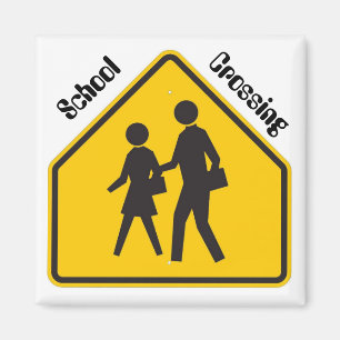Íman Magnet de Cruzamento Escolar