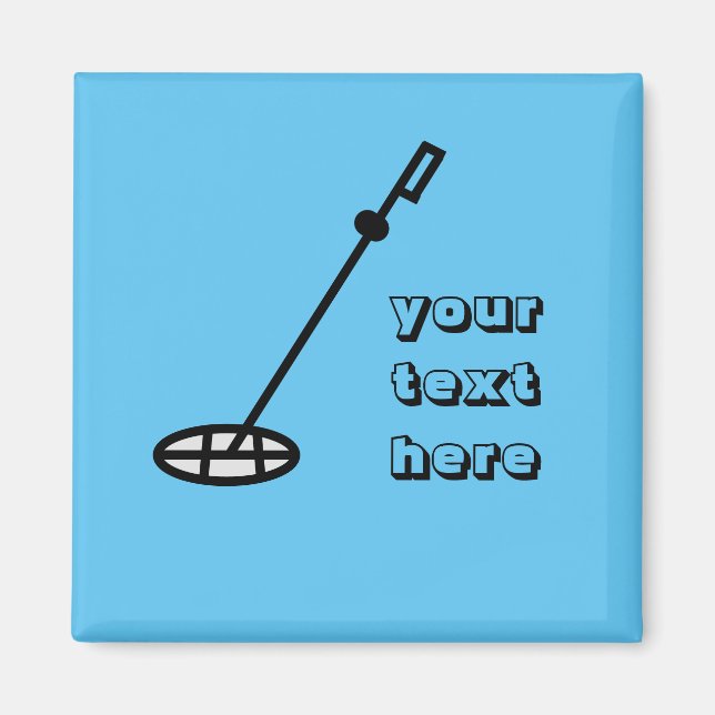 Íman Magnet de detecção de metais (Frente)